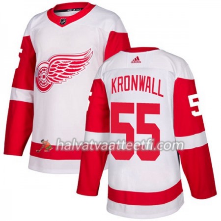Naisten NHL Detroit Red Wings Pelipaita Niklas Kronwall 55 Adidas 2017-2018 Valkoinen Authentic Naisten NHL Detroit Red Wings Pelipaita Niklas Kronwall 55 Adidas 2017-2018 Valkoinen Authentic